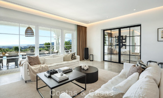 Mediterranean luxury villa with classic architecture for sale and sea views in Marbella Club Resort in Benahavís 790361 