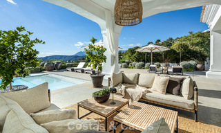 Mediterranean luxury villa with classic architecture for sale and sea views in Marbella Club Resort in Benahavís 790368 