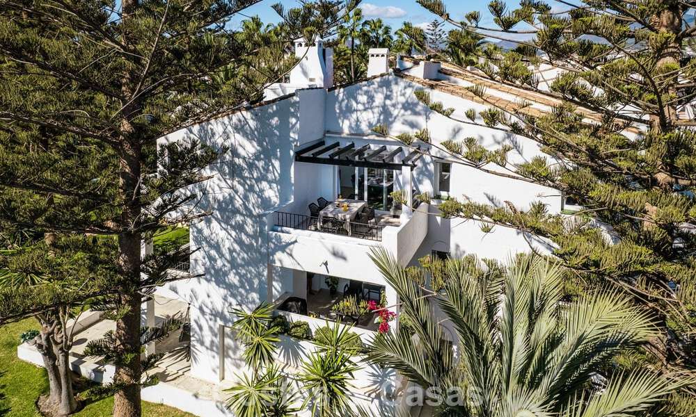 Contemporary renovated spacious penthouse for sale just steps from the beach in San Pedro, Marbella 790512