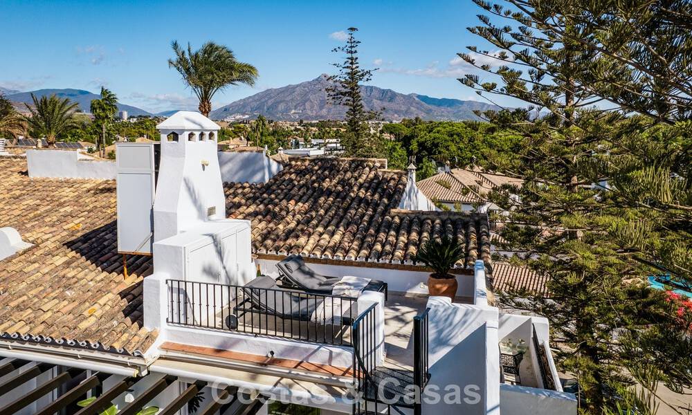Contemporary renovated spacious penthouse for sale just steps from the beach in San Pedro, Marbella 790513