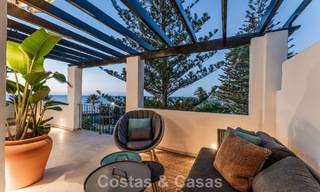 Contemporary renovated spacious penthouse for sale just steps from the beach in San Pedro, Marbella 790514 