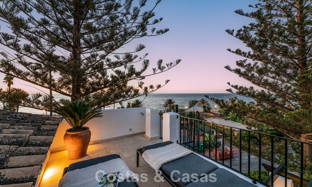 Contemporary renovated spacious penthouse for sale just steps from the beach in San Pedro, Marbella 790518