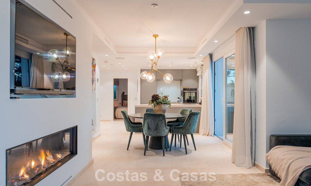 Contemporary renovated spacious penthouse for sale just steps from the beach in San Pedro, Marbella 790522