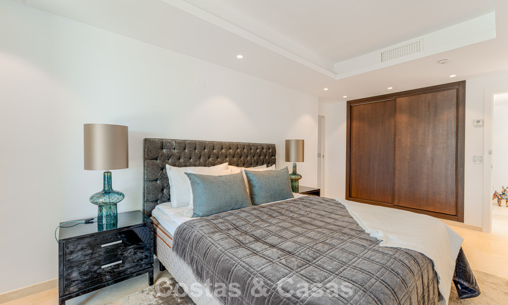 Contemporary renovated spacious penthouse for sale just steps from the beach in San Pedro, Marbella 790537