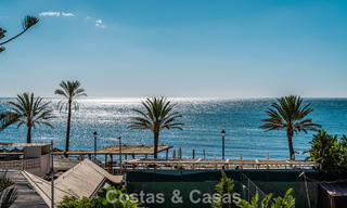 Contemporary renovated spacious penthouse for sale just steps from the beach in San Pedro, Marbella 790545 