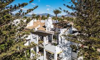 Contemporary renovated spacious penthouse for sale just steps from the beach in San Pedro, Marbella 790548 