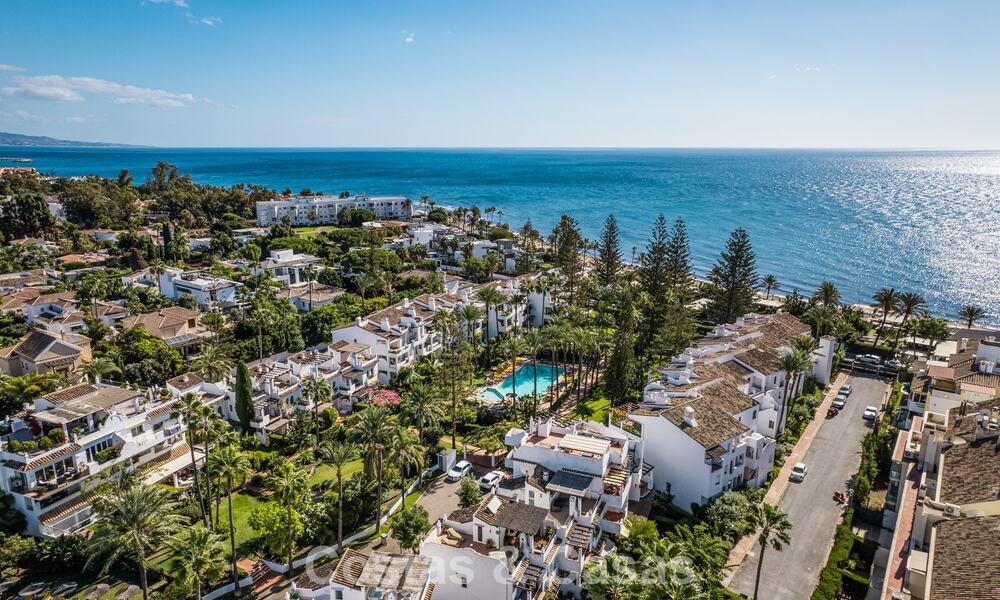 Contemporary renovated spacious penthouse for sale just steps from the beach in San Pedro, Marbella 790549