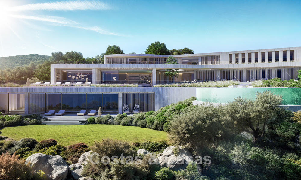 New high-end design villa for sale with panoramic sea views in a gated villa community in Sotogrande, Costa del Sol 790678