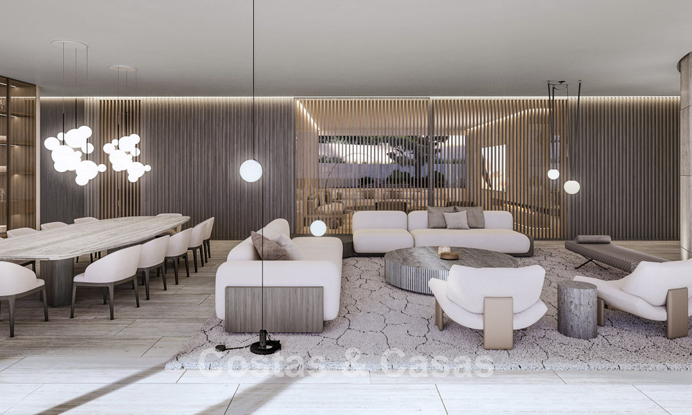 New high-end design villa for sale with panoramic sea views in a gated villa community in Sotogrande, Costa del Sol 790681