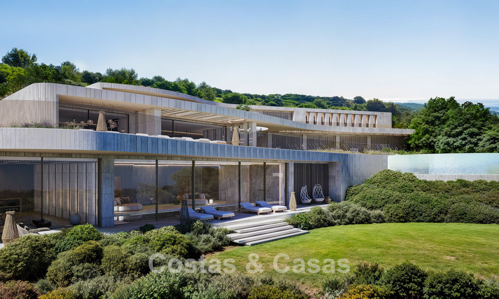 New high-end design villa for sale with panoramic sea views in a gated villa community in Sotogrande, Costa del Sol 790685