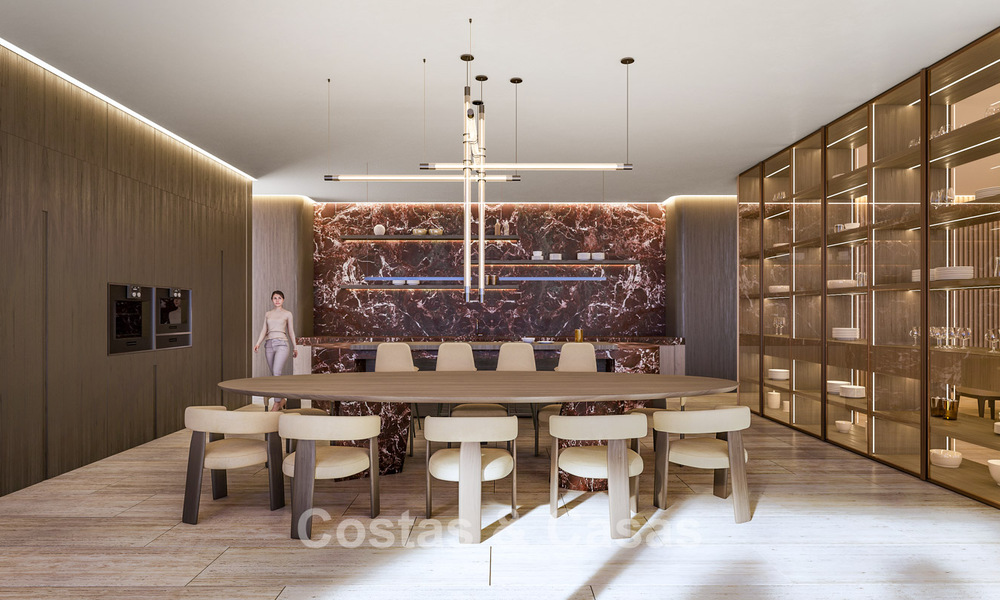 New high-end design villa for sale with panoramic sea views in a gated villa community in Sotogrande, Costa del Sol 790695