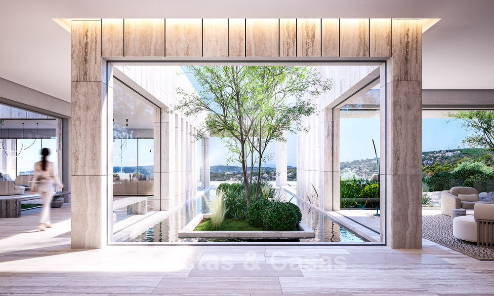 New first-class design villa for sale with impressive sea views in a gated and secured environment in Sotogrande, Costa del Sol 790701