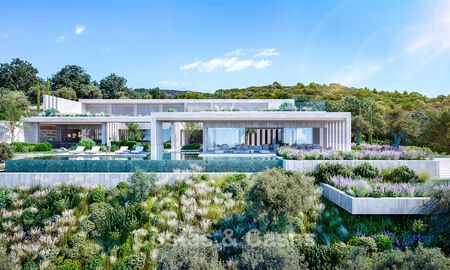 New first-class design villa for sale with impressive sea views in a gated and secured environment in Sotogrande, Costa del Sol 790707