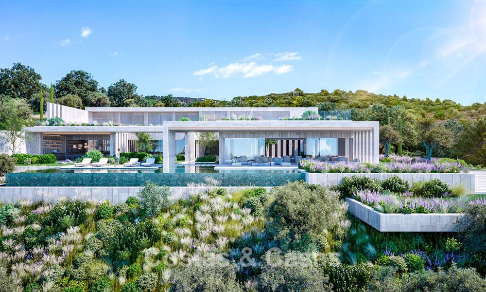 New first-class design villa for sale with impressive sea views in a gated and secured environment in Sotogrande, Costa del Sol 790707