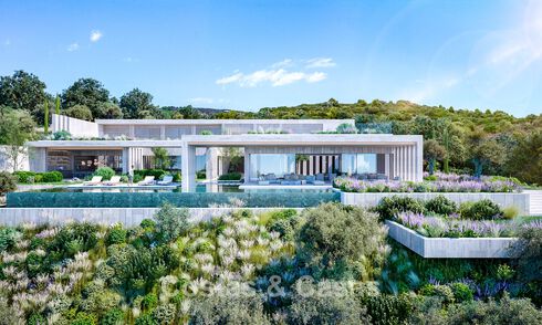 New first-class design villa for sale with impressive sea views in a gated and secured environment in Sotogrande, Costa del Sol 790707