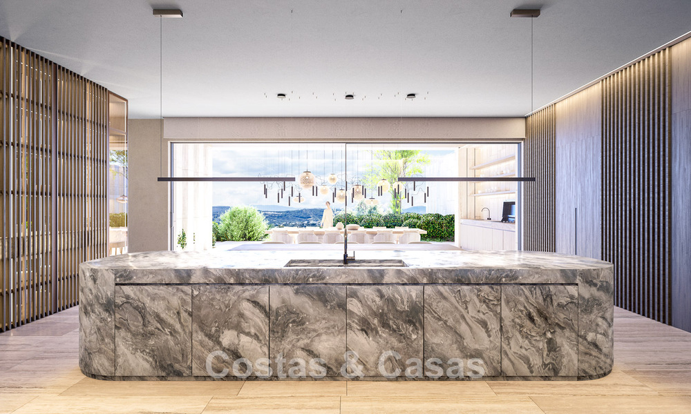 New first-class design villa for sale with impressive sea views in a gated and secured environment in Sotogrande, Costa del Sol 790712