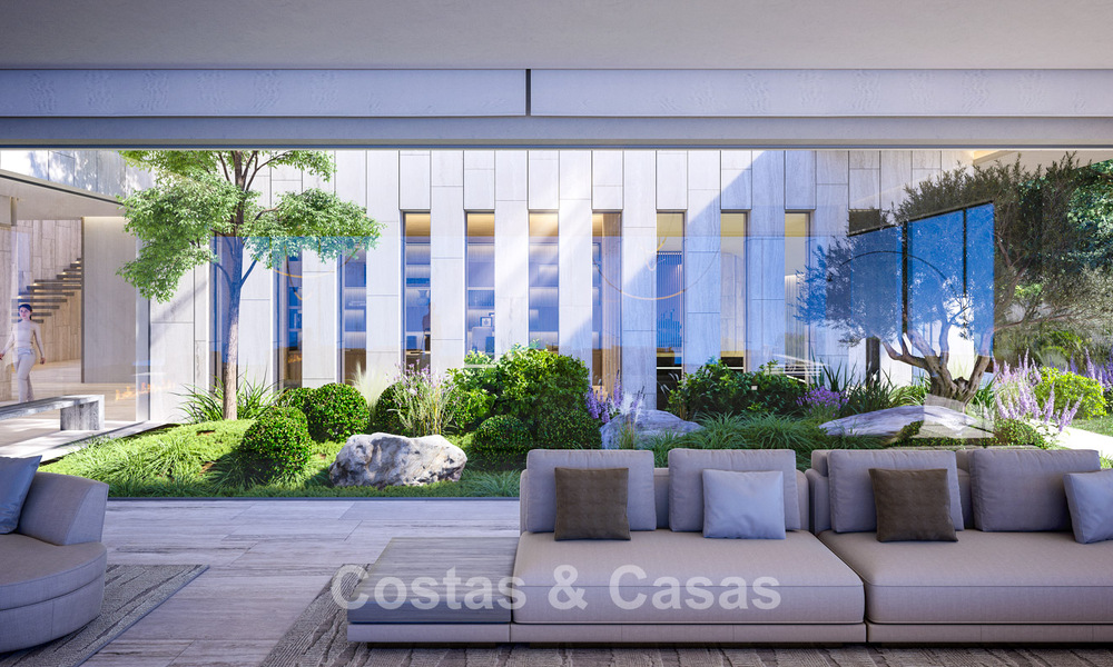 New first-class design villa for sale with impressive sea views in a gated and secured environment in Sotogrande, Costa del Sol 790734