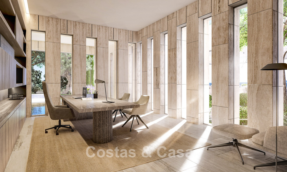 New first-class design villa for sale with impressive sea views in a gated and secured environment in Sotogrande, Costa del Sol 790735