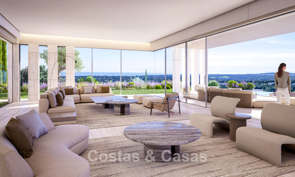 New first-class design villa for sale with impressive sea views in a gated and secured environment in Sotogrande, Costa del Sol 790741