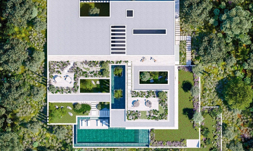 New first-class design villa for sale with impressive sea views in a gated and secured environment in Sotogrande, Costa del Sol 790742