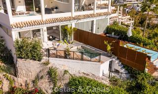 Contemporary renovated 3-bedroom apartment for sale with private pool and sea views in Nueva Andalucia, Marbella 790788 