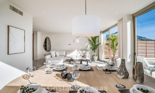 Contemporary renovated 3-bedroom apartment for sale with private pool and sea views in Nueva Andalucia, Marbella 790791 