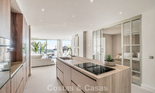 Contemporary renovated 3-bedroom apartment for sale with private pool and sea views in Nueva Andalucia, Marbella 790798 