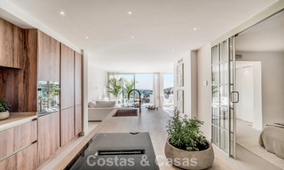 Contemporary renovated 3-bedroom apartment for sale with private pool and sea views in Nueva Andalucia, Marbella 790799 