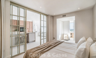 Contemporary renovated 3-bedroom apartment for sale with private pool and sea views in Nueva Andalucia, Marbella 790803 