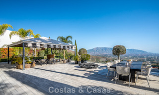 Contemporary luxury villa with panoramic mountain and sea views for sale in the hills of East Marbella 790949 