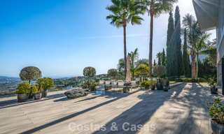 Contemporary luxury villa with panoramic mountain and sea views for sale in the hills of East Marbella 790950 