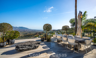 Contemporary luxury villa with panoramic mountain and sea views for sale in the hills of East Marbella 790953 