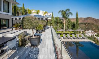 Contemporary luxury villa with panoramic mountain and sea views for sale in the hills of East Marbella 790956 