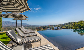 Contemporary luxury villa with panoramic mountain and sea views for sale in the hills of East Marbella 790962 