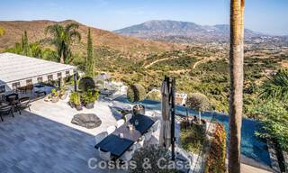 Contemporary luxury villa with panoramic mountain and sea views for sale in the hills of East Marbella 790992 