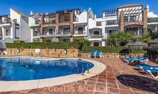 Well-maintained Mediterranean apartment with golf and sea views for sale in a golf resort in the hills of Marbella - Benahavís 790930 