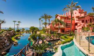 Spacious duplex penthouse for sale with sea views in an iconic beachfront complex on the New Golden Mile, Marbella - Estepona 790817 