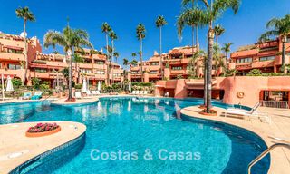 Spacious duplex penthouse for sale with sea views in an iconic beachfront complex on the New Golden Mile, Marbella - Estepona 790818 