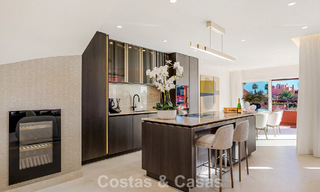 Spacious duplex penthouse for sale with sea views in an iconic beachfront complex on the New Golden Mile, Marbella - Estepona 790842 