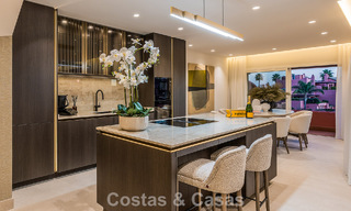 Spacious duplex penthouse for sale with sea views in an iconic beachfront complex on the New Golden Mile, Marbella - Estepona 790868 