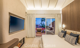 Spacious duplex penthouse for sale with sea views in an iconic beachfront complex on the New Golden Mile, Marbella - Estepona 790874 