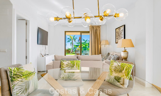 Garden apartment with sea views for sale in a gated complex in Marbella - Benahavís 791258 