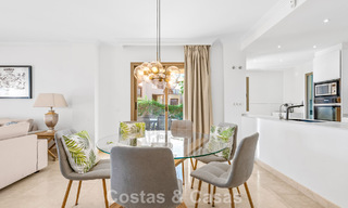 Garden apartment with sea views for sale in a gated complex in Marbella - Benahavís 791271 