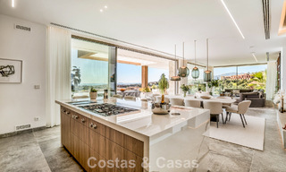 Villa with cutting-edge design for sale with panoramic sea views, located within a prestigious golfr esort, Marbella - Benahavís 791013 