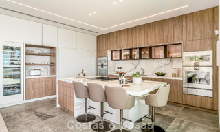 Villa with cutting-edge design for sale with panoramic sea views, located within a prestigious golfr esort, Marbella - Benahavís 791016 