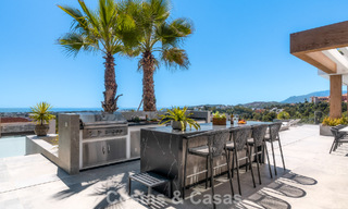 Villa with cutting-edge design for sale with panoramic sea views, located within a prestigious golfr esort, Marbella - Benahavís 791022 