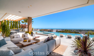 Villa with cutting-edge design for sale with panoramic sea views, located within a prestigious golfr esort, Marbella - Benahavís 791026 