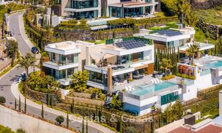 Villa with cutting-edge design for sale with panoramic sea views, located within a prestigious golfr esort, Marbella - Benahavís 791029 