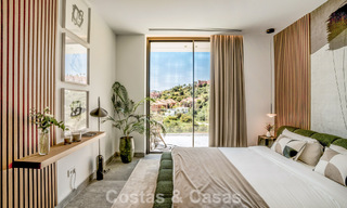 Villa with cutting-edge design for sale with panoramic sea views, located within a prestigious golfr esort, Marbella - Benahavís 791030 