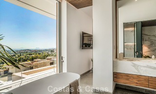 Villa with cutting-edge design for sale with panoramic sea views, located within a prestigious golfr esort, Marbella - Benahavís 791039 